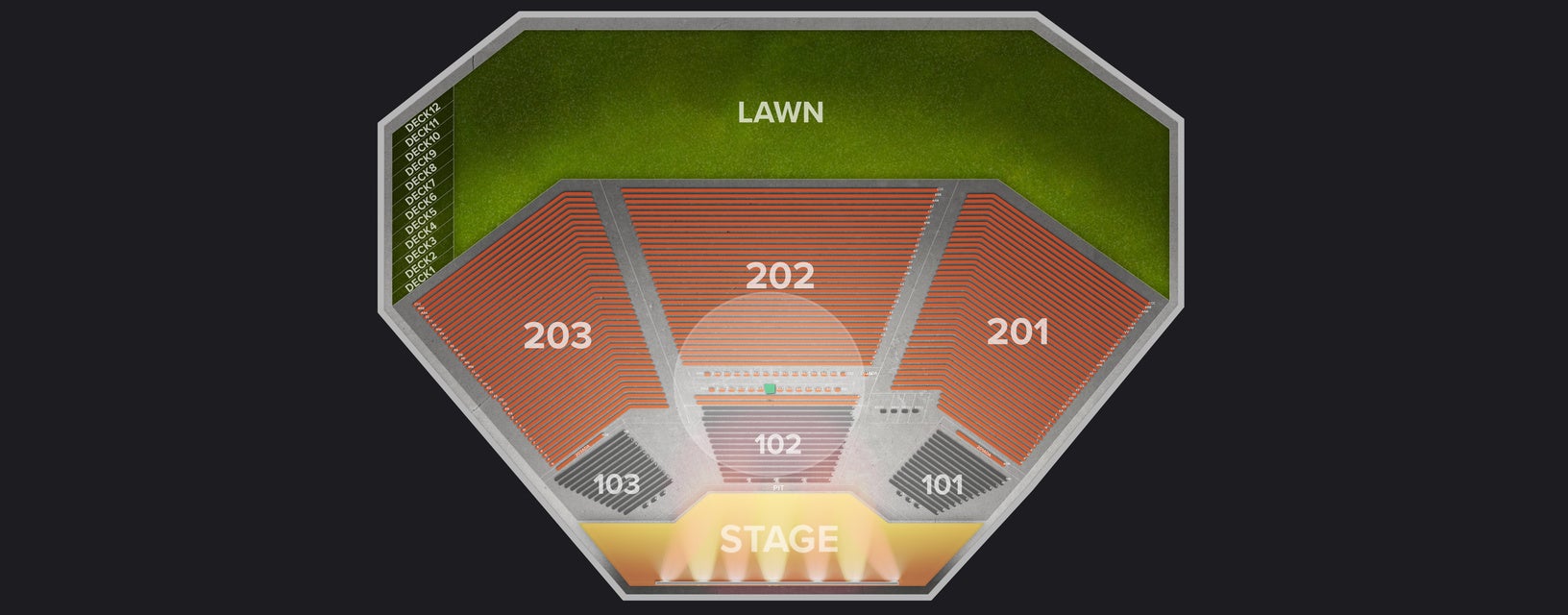 Seat view from Box