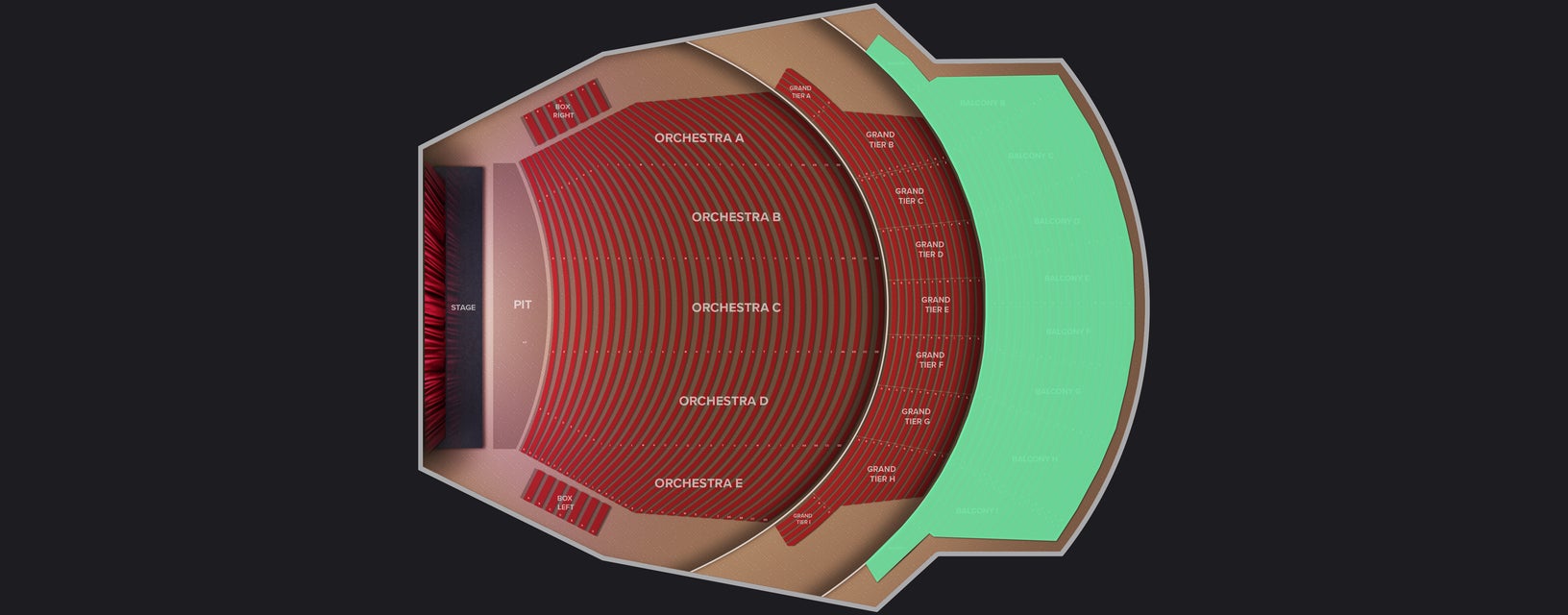 Seat view from Balcony F