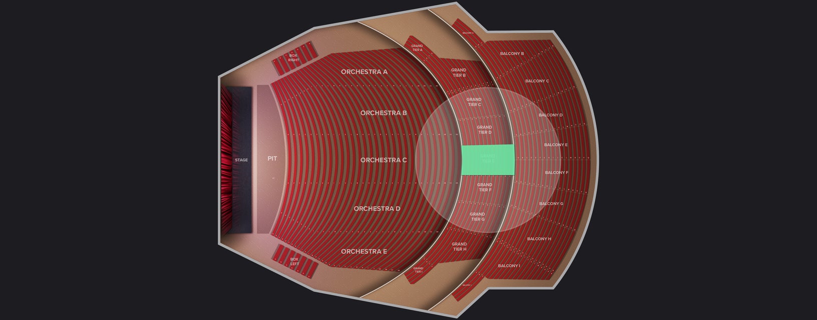 Seat view from Grand Tier