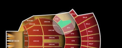 Seat view from Grand Tier