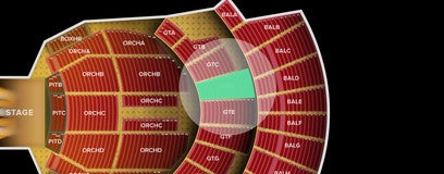 Seat view from Grand Tier