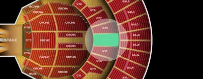 Seat view from Grand Tier