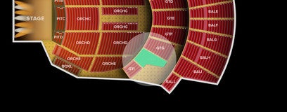 Seat view from Grand Tier