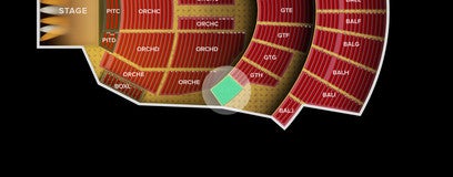 Seat view from Grand Tier