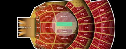 Seat view from Orchestra