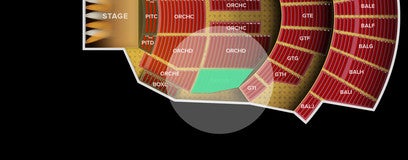 Seat view from Orchestra