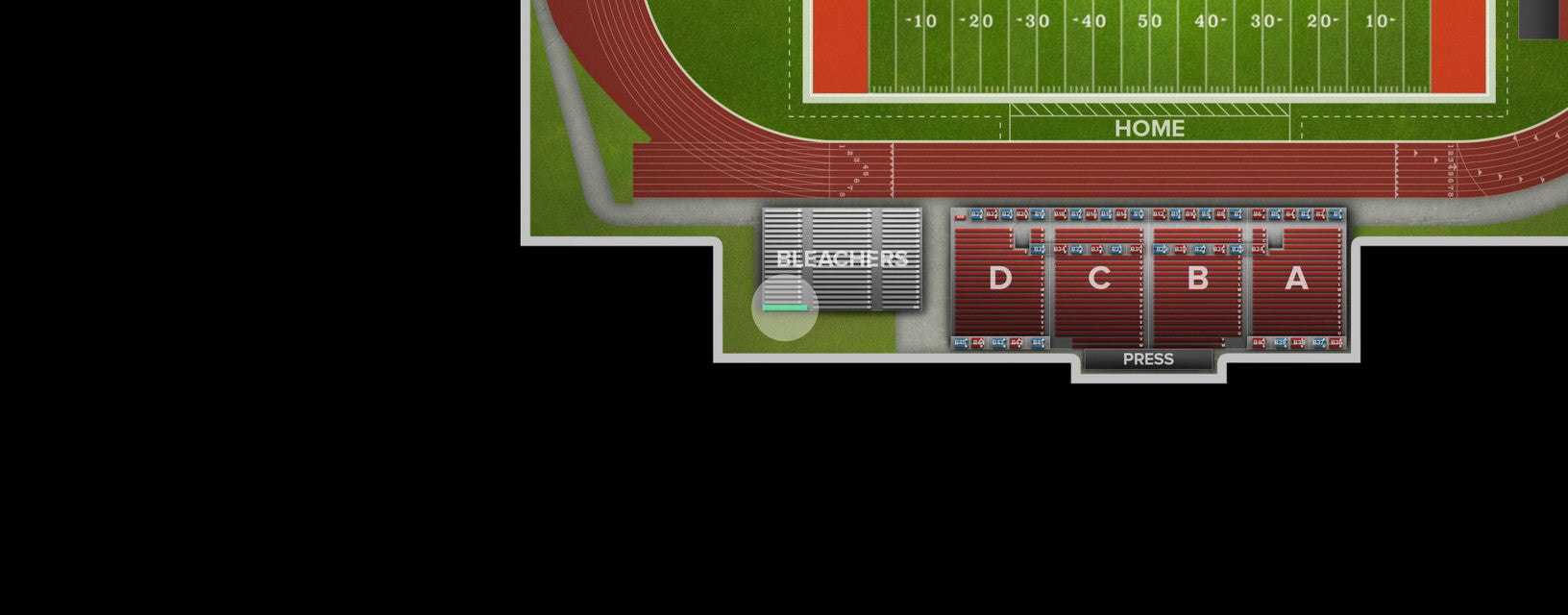 Seat view from General Admission