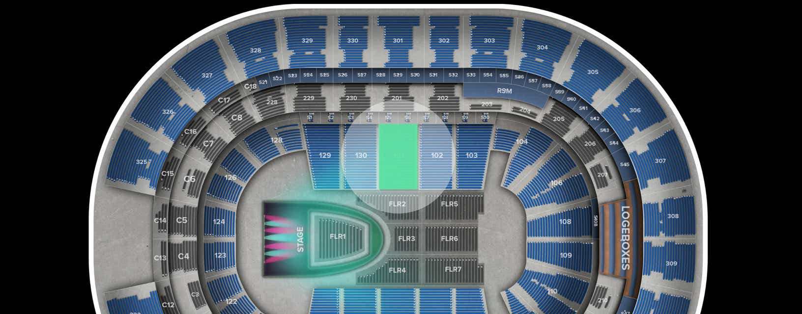 Seat view from Lower