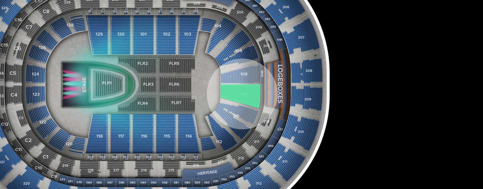 Seat view from Lower