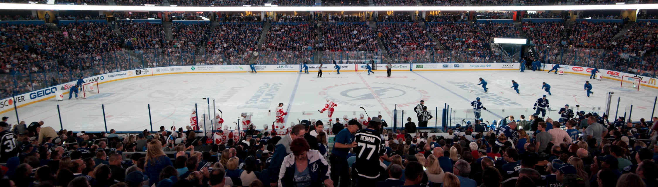 Seat view from Plaza Center