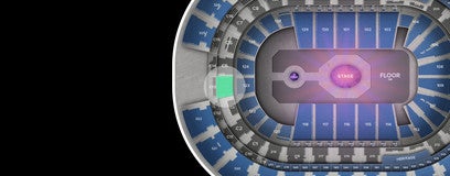 Seat view from Chase Club