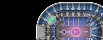 Seat view from Chase Club