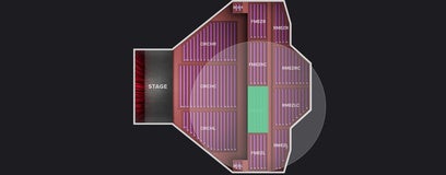 Seat view from Mezzanine