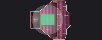 Seat view from Orchestra