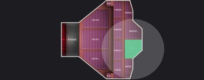 Seat view from Mezzanine