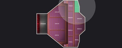 Seat view from Mezzanine