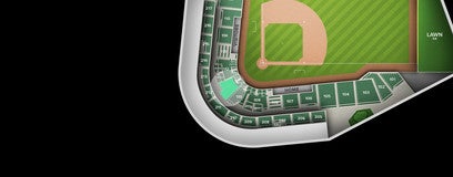 Seat view from Diamond Club