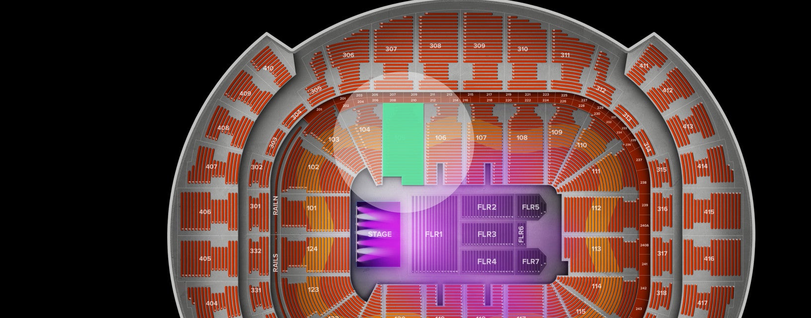 Seat view from Lower