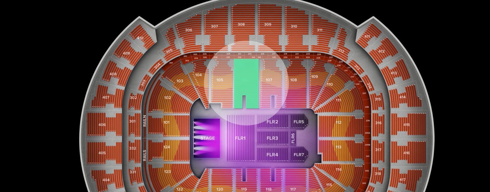 Seat view from Lower