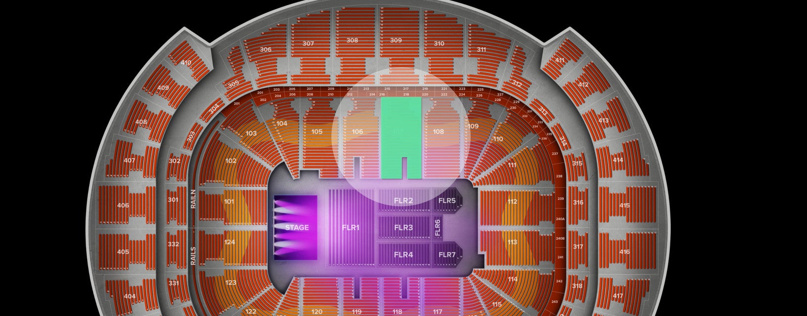 Seat view from Lower