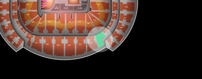 Seat view from Middle