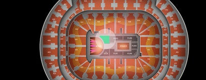 Seat view from Gold Circle