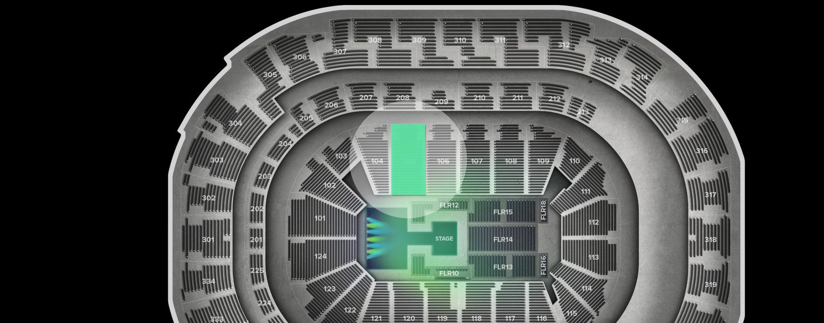 Seat view from Lower