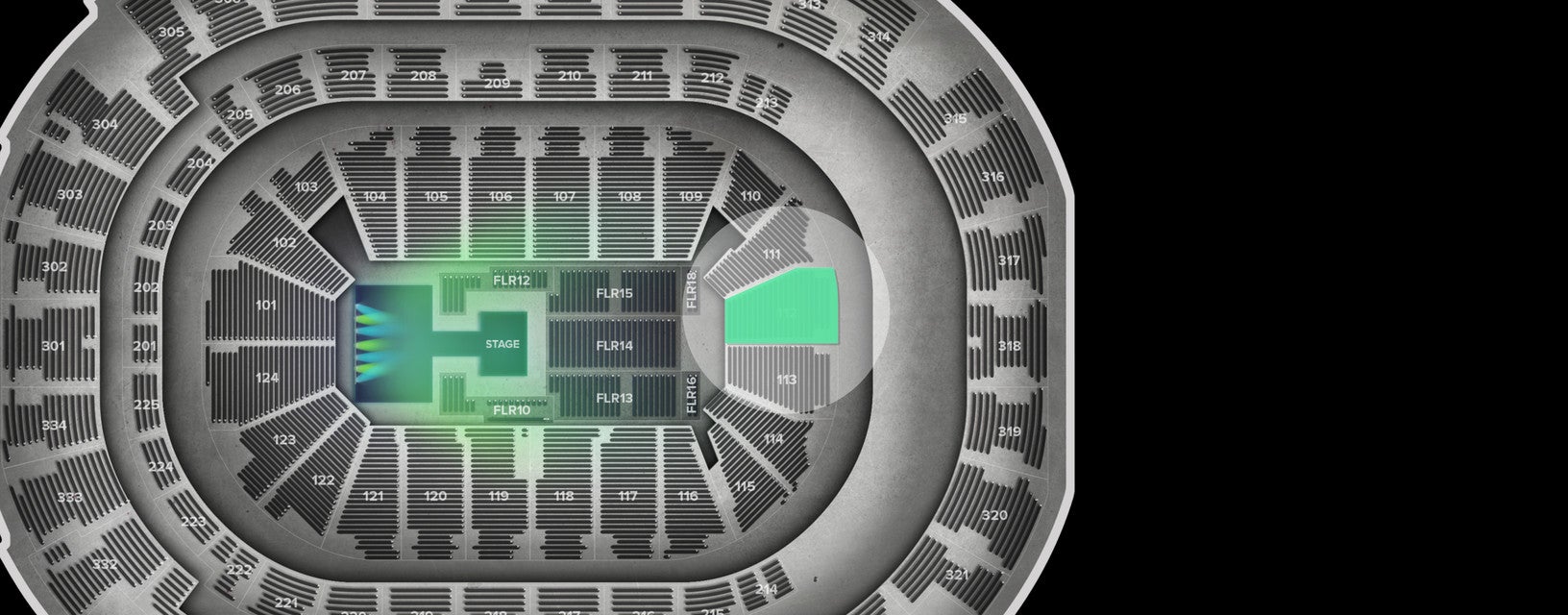 Seat view from Lower