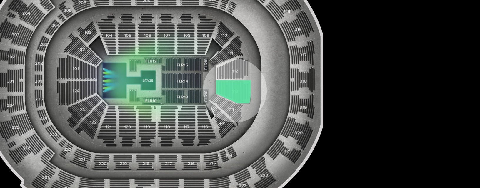 Seat view from Lower