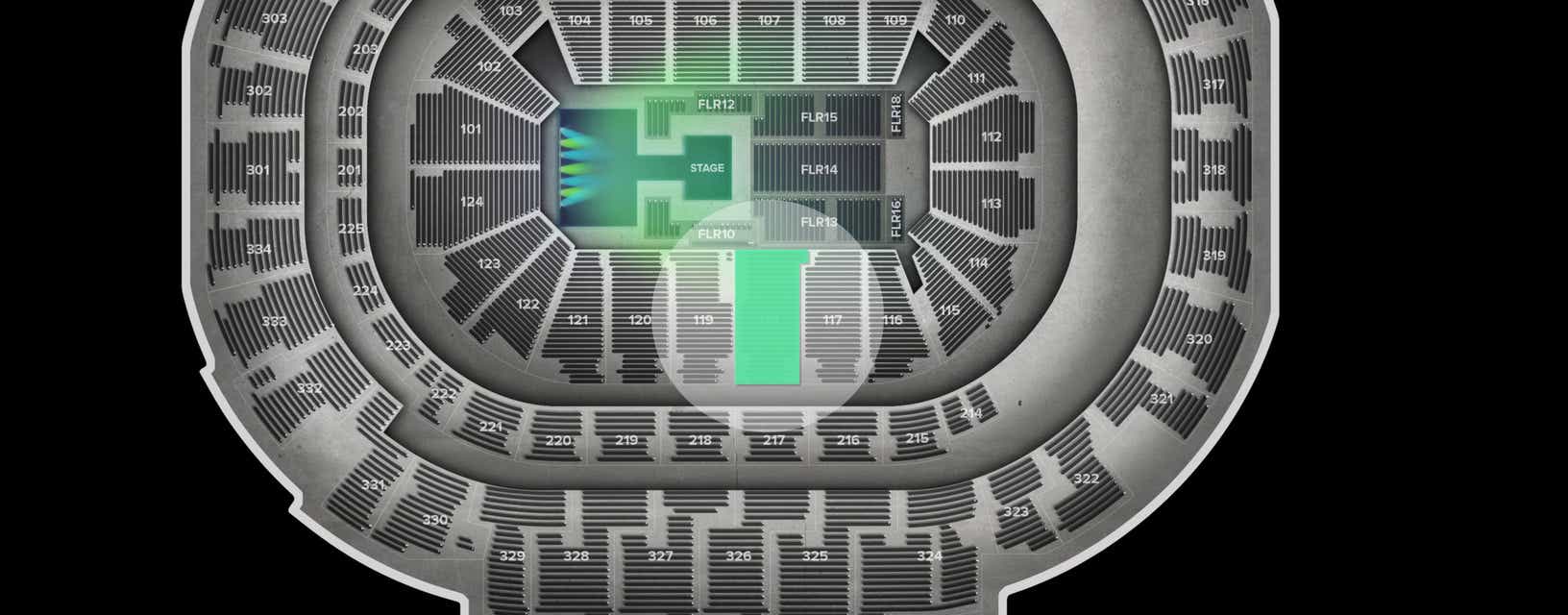 Seat view from Lower