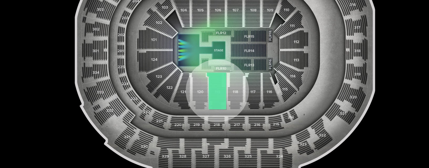 Seat view from Lower