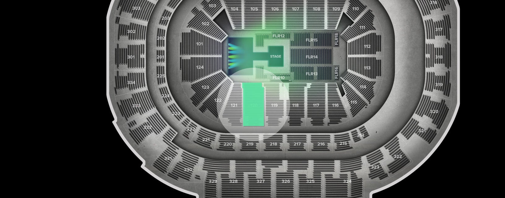 Seat view from Lower