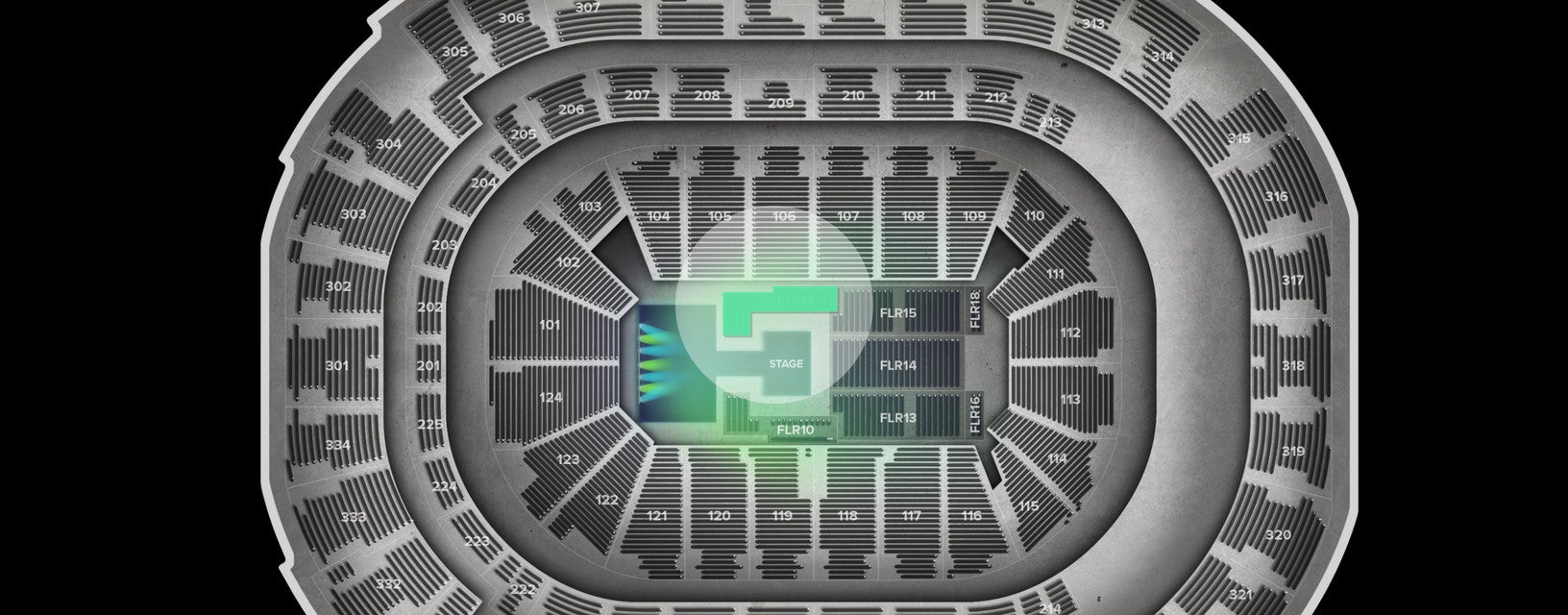 Seat view from Floor