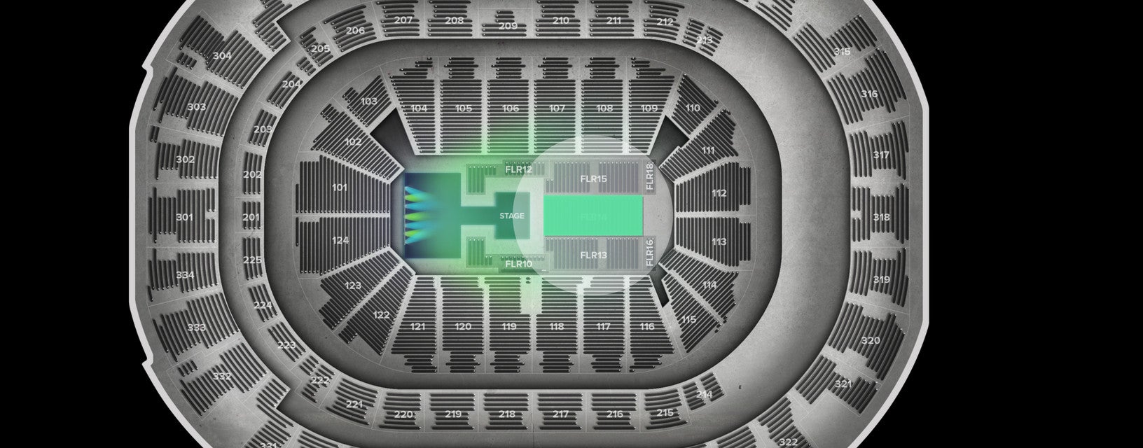 Seat view from Floor