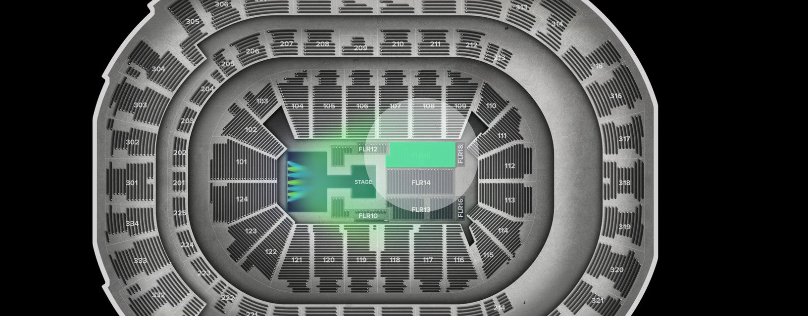Seat view from Floor