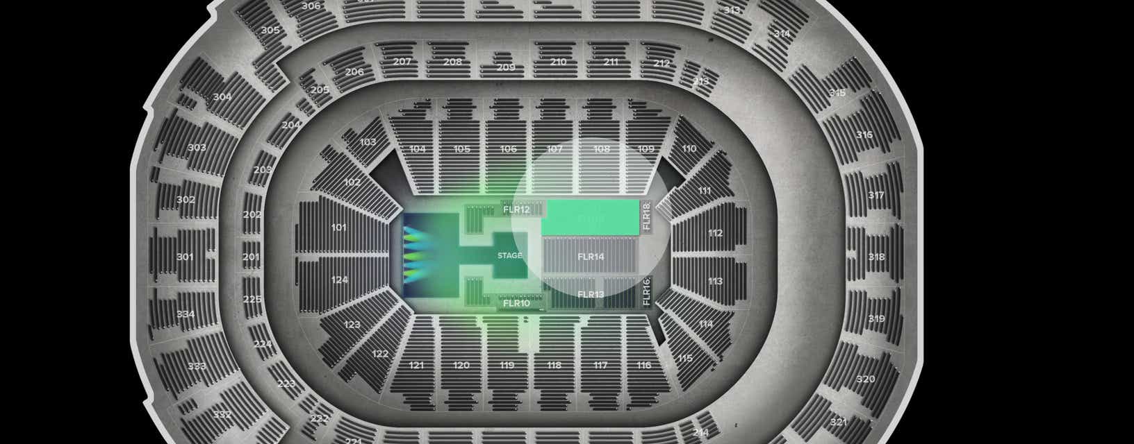 Seat view from Floor