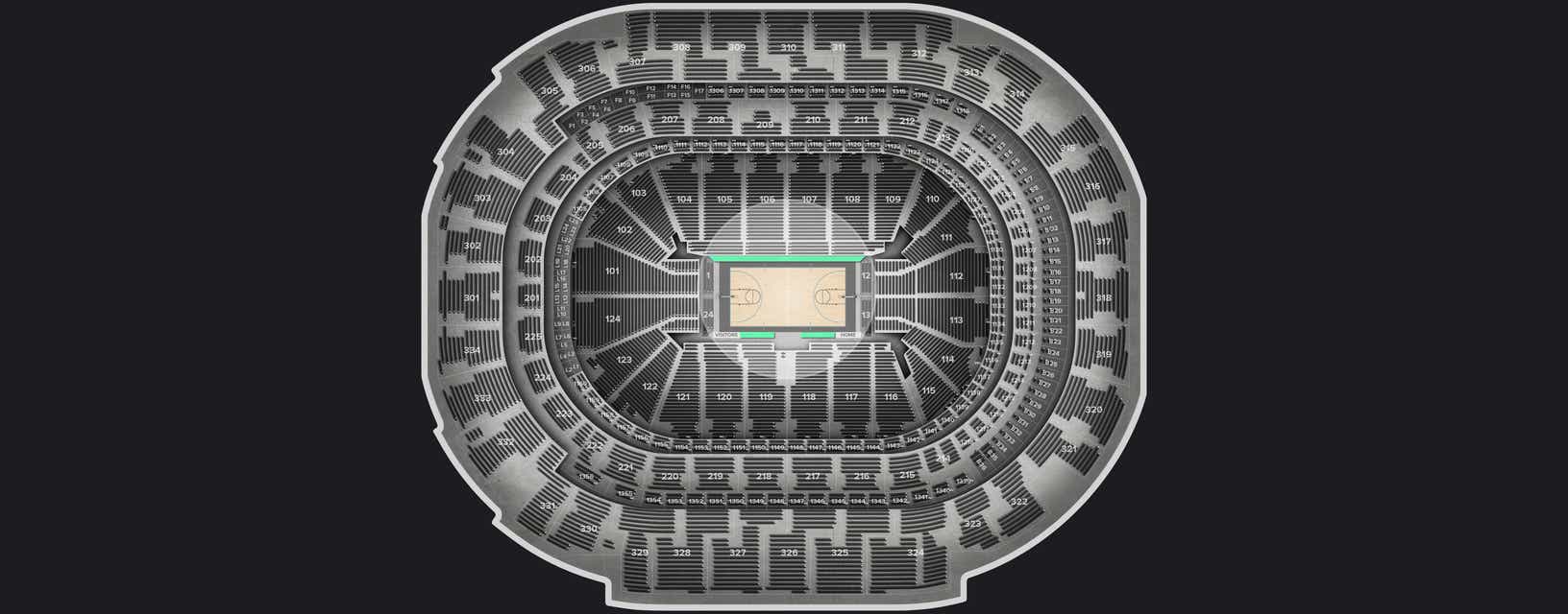 Seat view from VIP Row A