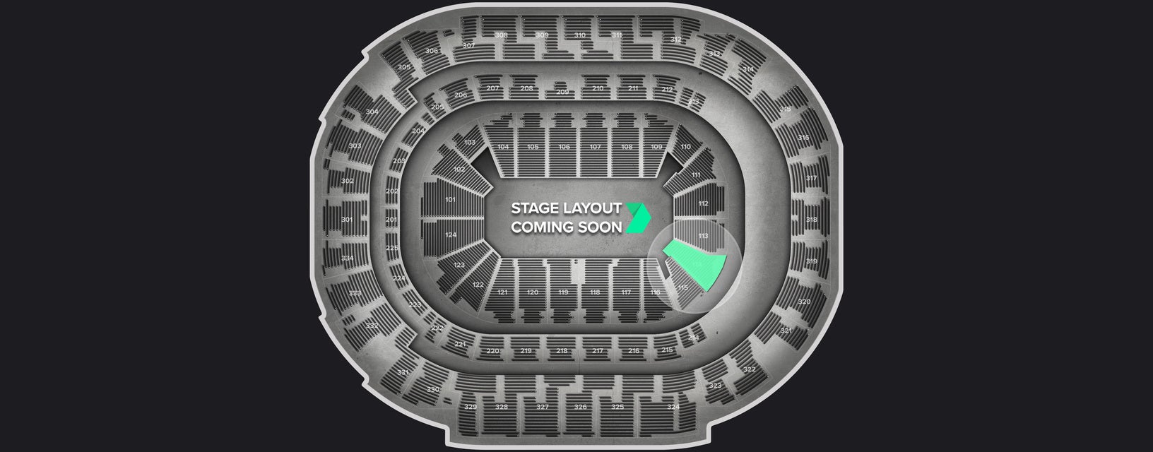 Seat view from Lower