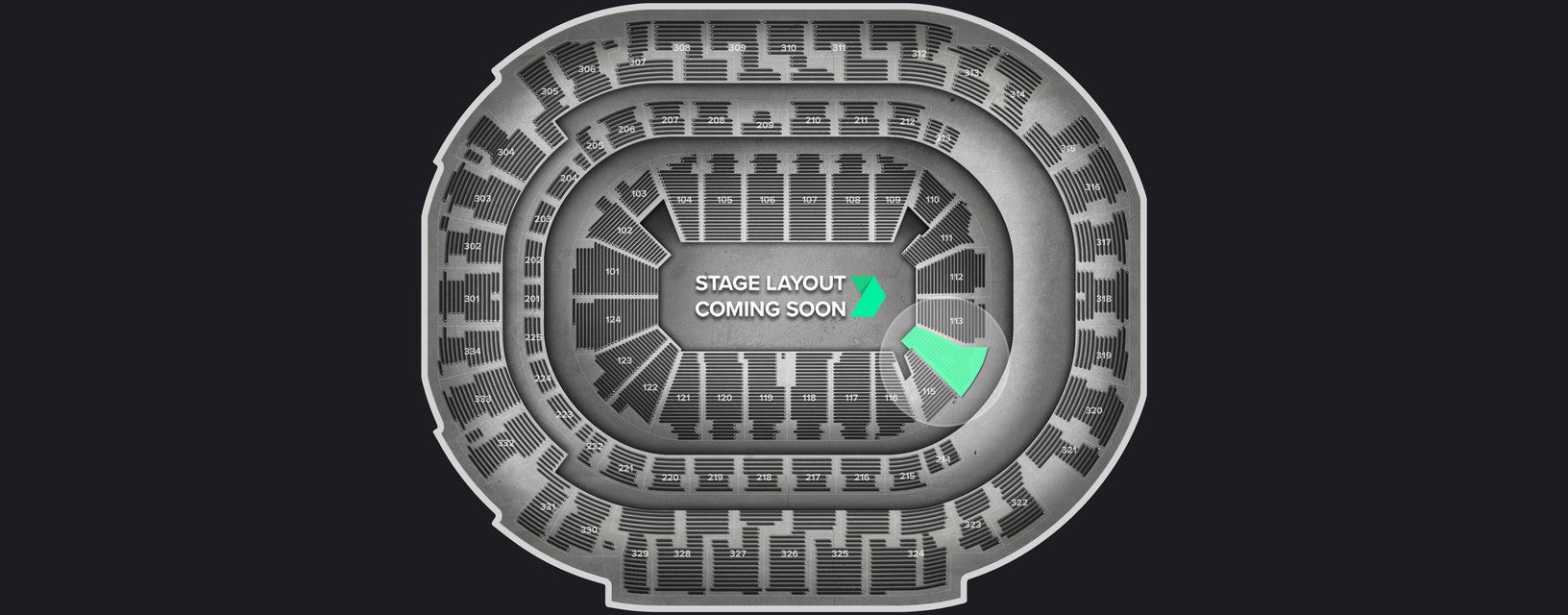 Seat view from Lower