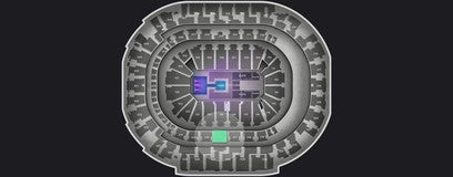 Seat view from Platinum