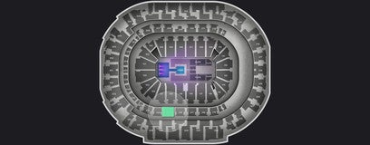 Seat view from Platinum