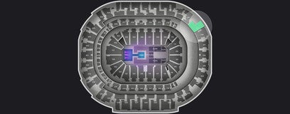 Seat view from Upper