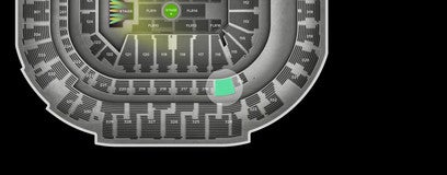 Seat view from Platinum