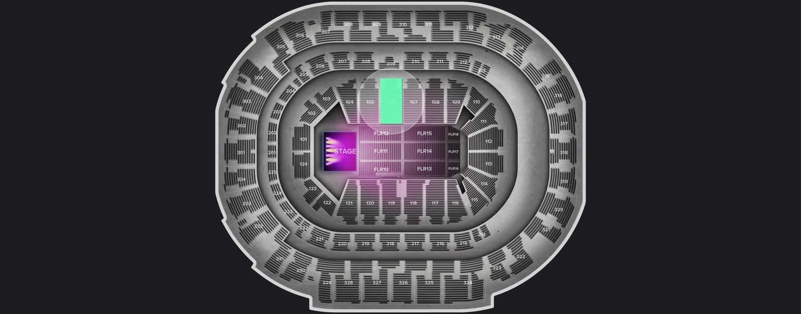 Seat view from Lower