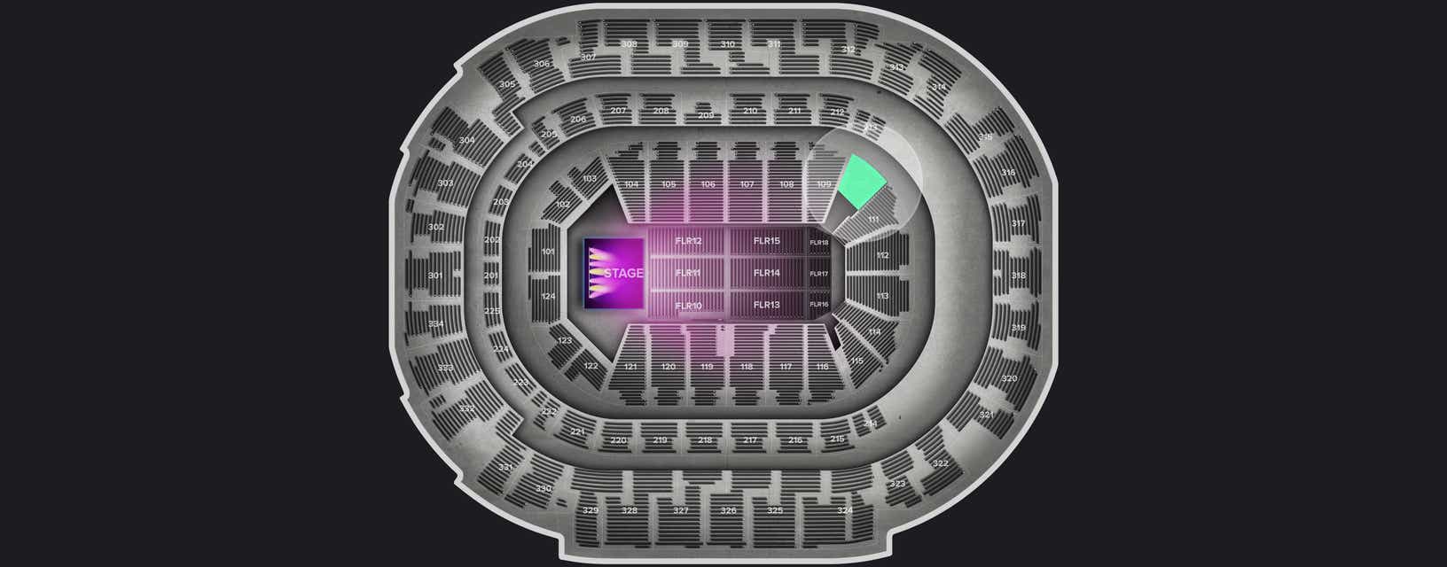 Seat view from Lower