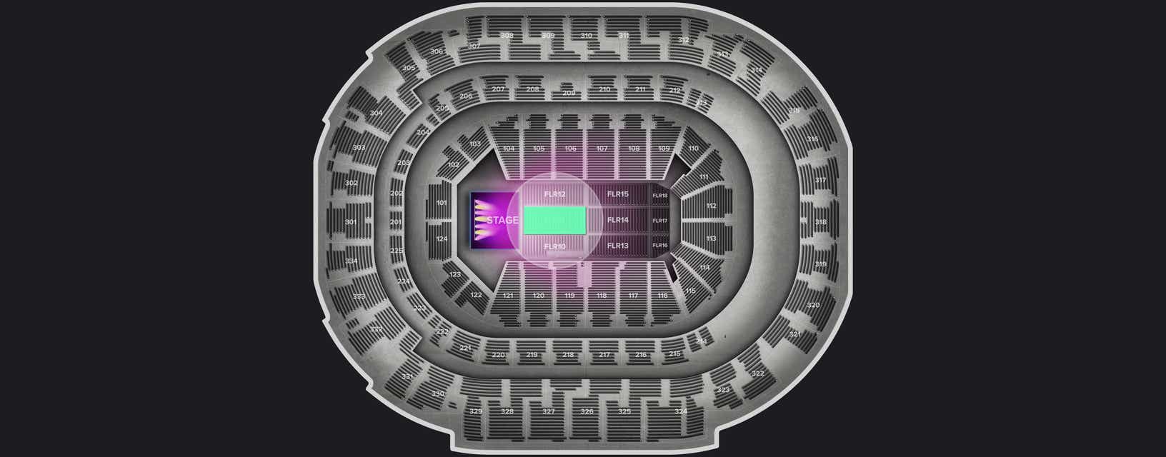 Seat view from Floor
