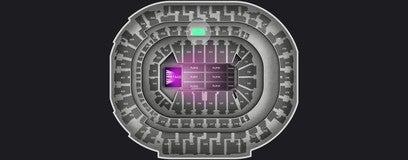 Seat view from Platinum