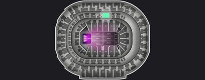 Seat view from Platinum