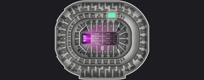 Seat view from Platinum