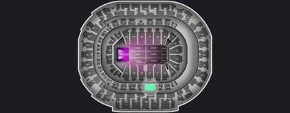 Seat view from Platinum